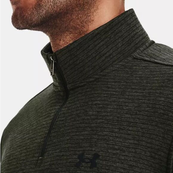 Under Armour Storm Sweaterfleece Baroque Green / Black M NWT IN PACKAGING - Picture 4 of 10